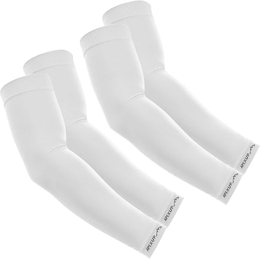 APEXUP Cooling Arm Sleeves for Men Women, UV Sun Protection UPF 50, Volleyball Arm Sleeves Compression Sleeves for Outdoor