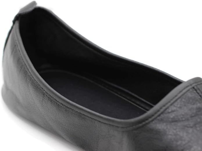 Womens Indoor Leather Slippers Traditional Babouche House Shoes Barefoot Moccasin