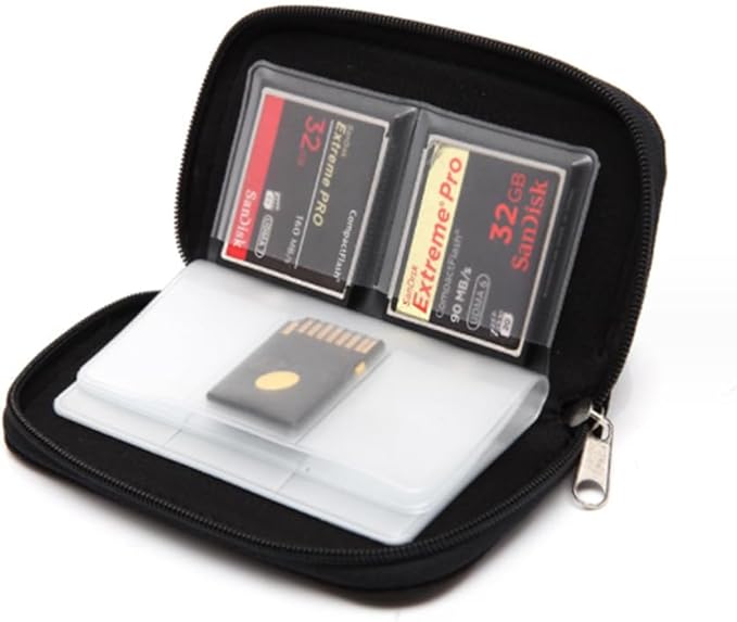 1pcs Memory Card Storage Carrying Pouch Case Holder Wallet For CF/SD/SDHC/MS/DS