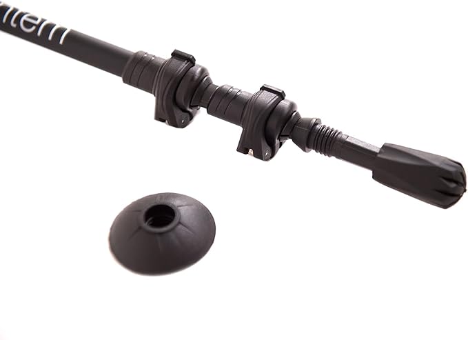 Montem Ultra Light 100% Carbon Fiber Trekking, Walking, and Hiking Poles - One Pair (2 Poles) - Ultra Light, Quick Locking, Foldable, Weather-Resistant and Ultra Durable