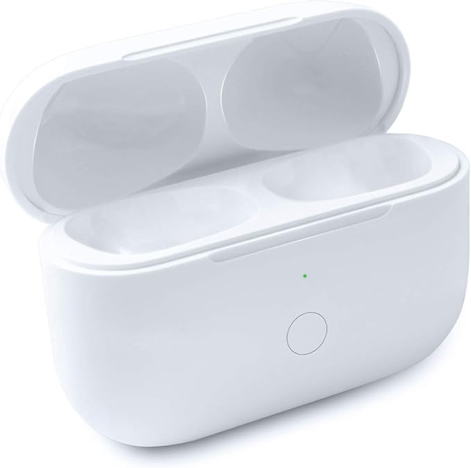 Compatible with for Wireless AirPod Pro 1st & 2nd Generation Charging Case Replacement, Compatible with for AirPod Pro 1st & 2nd Charger Case with Bluetooth Pairing Sync Button | Compatible with
