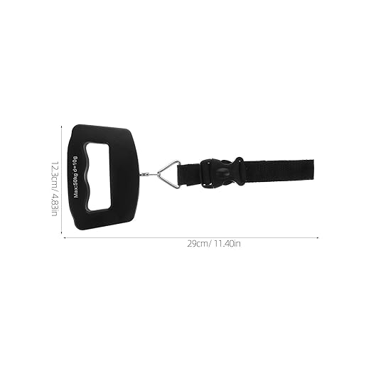 Abaodam Handheld Digital Luggage Scale with Webbing Hook Portable Travel Suitcase Weight Scale for Bags Baggage Weighing, Large Grip Handle for Accurate Travel Use