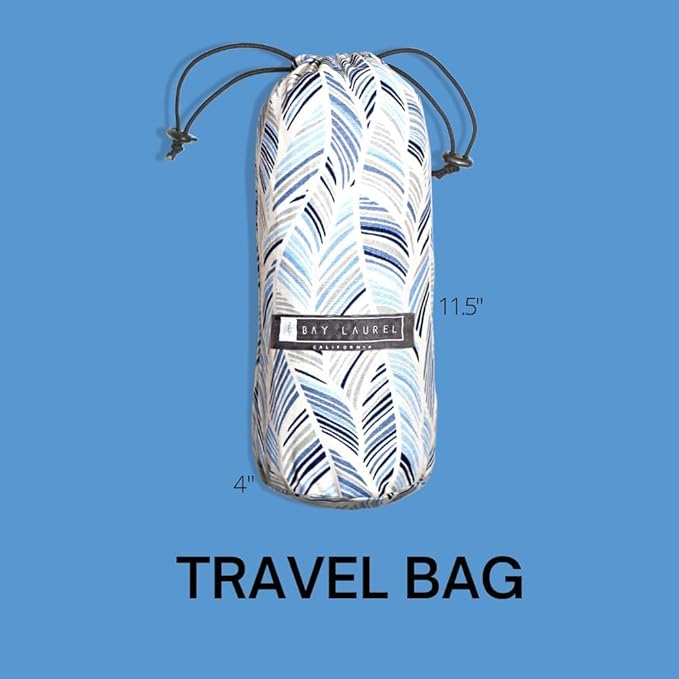 BAY LAUREL 4-Pack Oversized Turkish Beach Towels – Quick Dry, Sand Free Towels with Travel Bags, 39"x71", Lightweight (Pack of 4 - Denim Blue)