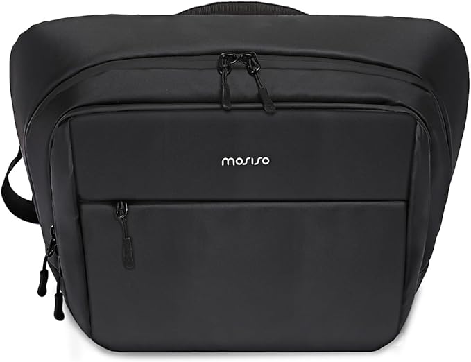 MOSISO Camera Sling Bag, Crossbody Camera Bag for Photographers, Waterproof Camera Shoulder Bags for DSLR/SLR/Mirrorless Cameras, Multifunction Padded Camera Bag with Tripod Holder&Rain Cover, Black