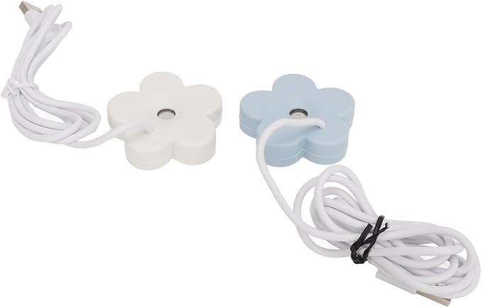 USB Small Flower Humidifier, Creative Cute Simple Mini Humidifier Portable Air humidifier for Home Bedroom Office Desk