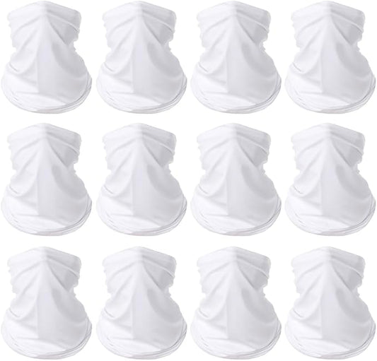 6 Pieces Summer Face Cover Scarf Mens Neck Gaiter For Men Women UV Protection Face Breathable Sun Protection Cycling Running