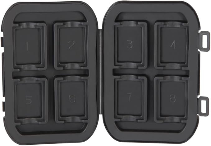 Delkin Devices SD Card Holders Tote – Weather Resistant, Crushproof Case for Up to 8 SD Cards (DDACC-SD8)