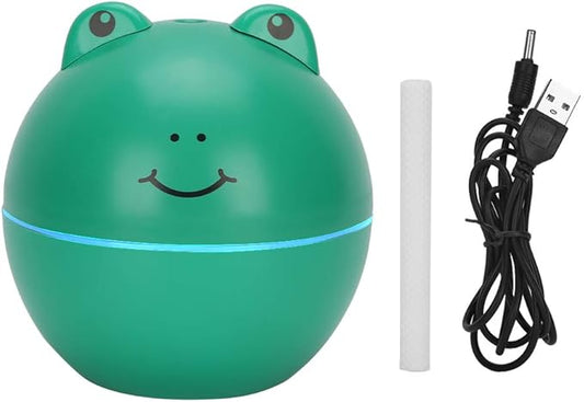 JTLB Portable Mini USB Mist Humidifier for Travel, Car, Office, Bedroom, Frog