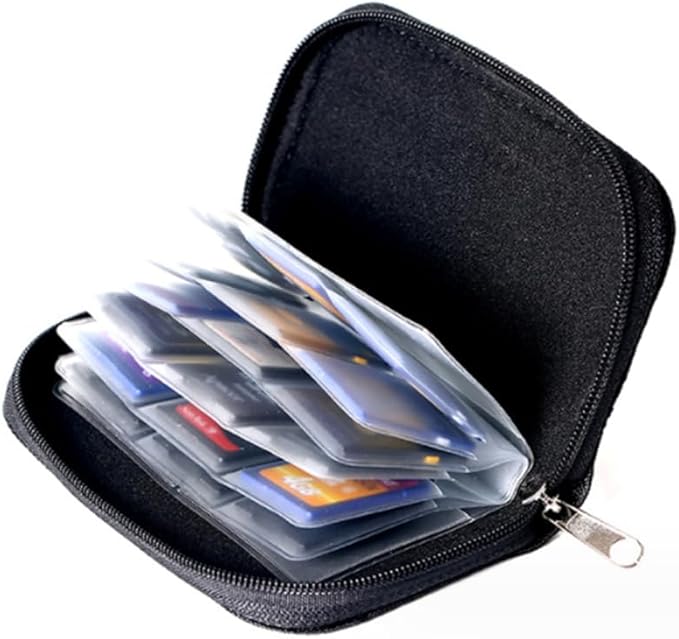 1pcs Memory Card Storage Carrying Pouch Case Holder Wallet For CF/SD/SDHC/MS/DS