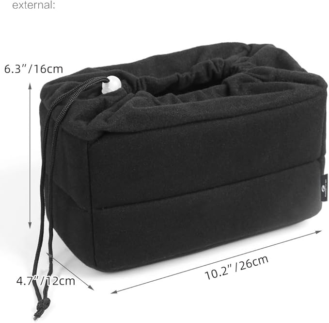 Koolertron Shockproof Camera Photo Bag for SLR TLR Camera Insert Partition Padded Case,Can be Put Directly Into the SLR Camera Bag With Freely Adjustable Compartment