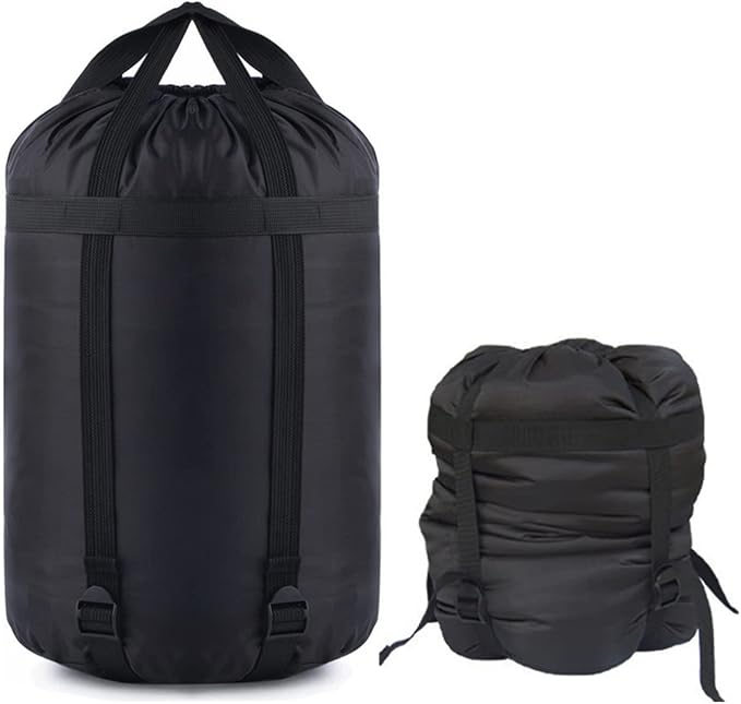 Compression Stuff Sack, 12L/24L/45L Sleeping Bag Cover Sack Sleeping Bags Storage Stuff Sack Organizer - Great Sleeping Bags Clothes Camping Hiking Backpacking