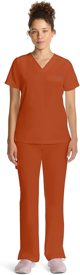 Healing Hands Women's Tops V-Neck Scrub Top Tuck-in with Welt Chest Pocket HH755