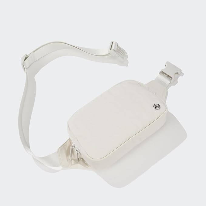 Pander Belt Bag Large 2L, Nylon Fanny Pack Purse for Women and Men with Adjustable Strap