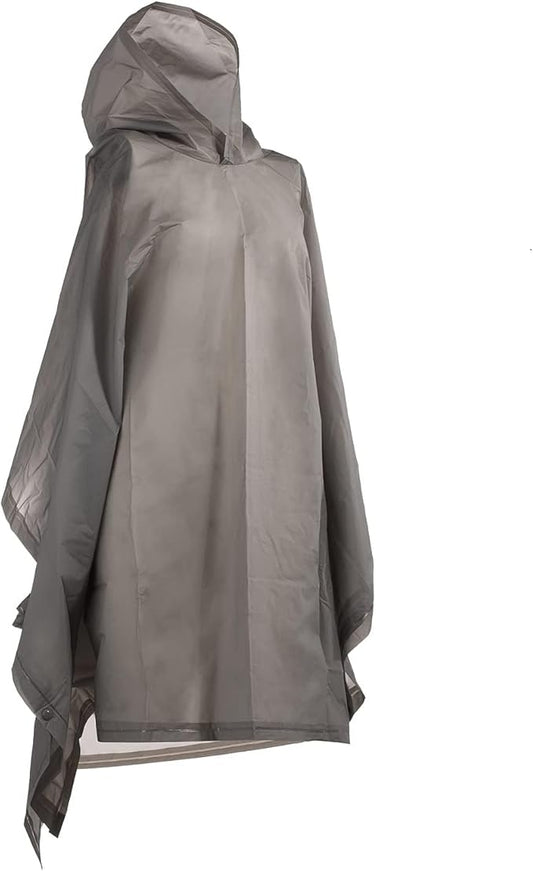 totes Adult Packable Lightweight Adjustable Rain Poncho