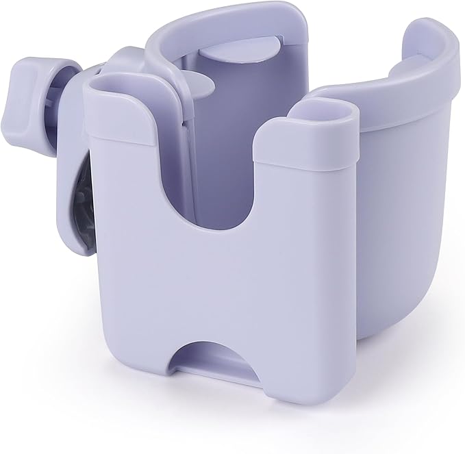 Accmor Stroller Cup Holder with Phone Holder, Bike Cup Holder, Universal Cup Holder for Uppababy Nuna Doona Strollers, 2-in-1 Cup Holder for Walker, Wheelchair, Scooter