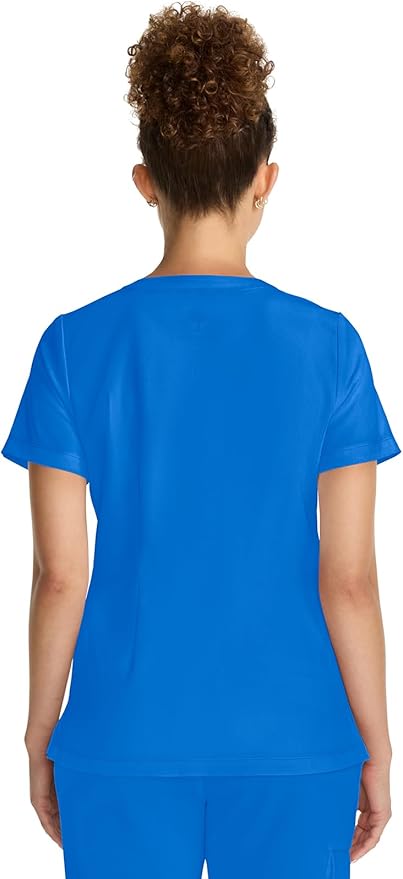 Healing Hands Women's Tops V-Neck Scrub Top Tuck-in with Welt Chest Pocket HH755