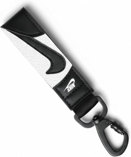Nike Swoosh Key Holder - Durable Carabiner-Style Clip, Keychain with Iconic Branding