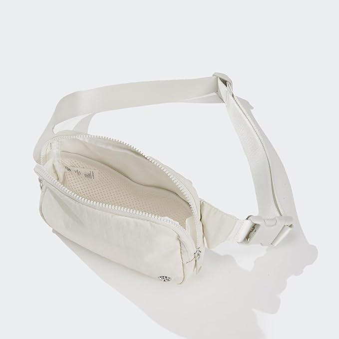 Pander Belt Bag Large 2L, Nylon Fanny Pack Purse for Women and Men with Adjustable Strap