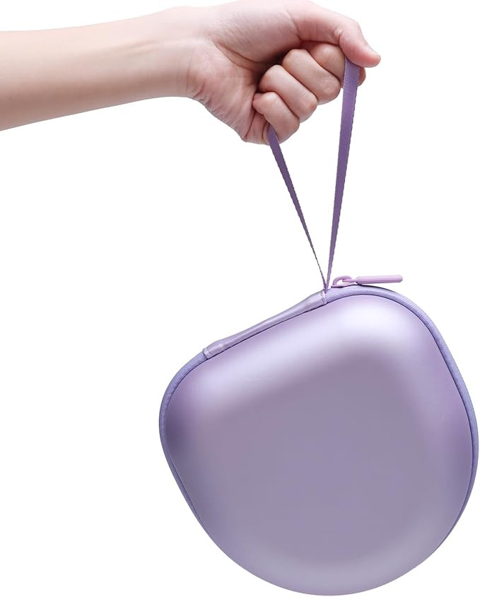 LTGEM Headphone Case Compatible with BERIBES/TOZO/KVIDIO/Beats/Soundcore Anker/JBL Noise Cancelling Over-Ear Headphones, Light Purple