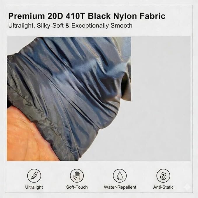 Ultralight Nylon Drawstring Bag Travel Storage Bag 5 Pcs