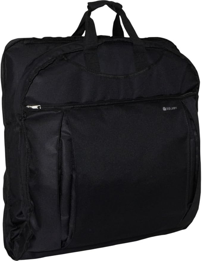 DELSEY PARIS Garment Bags Lightweight Hanging Travel Bag, Black, 52 Inch