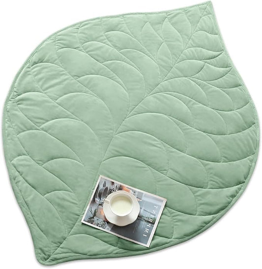 Kaisa Weighted Blanket for Adults (15 lbs,60" x 78"), Soft Heavy Blanket Machine Washable, Queen Size Weighted Blankets with Glass Beads for Couch and Bed, Sage Green