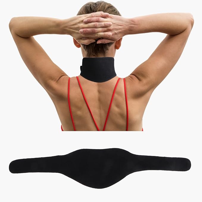 Exceart 2Pcs Neck Support Collar Neck Collar Brace Soft Cervical Collar for Neck Pain for Sleeping