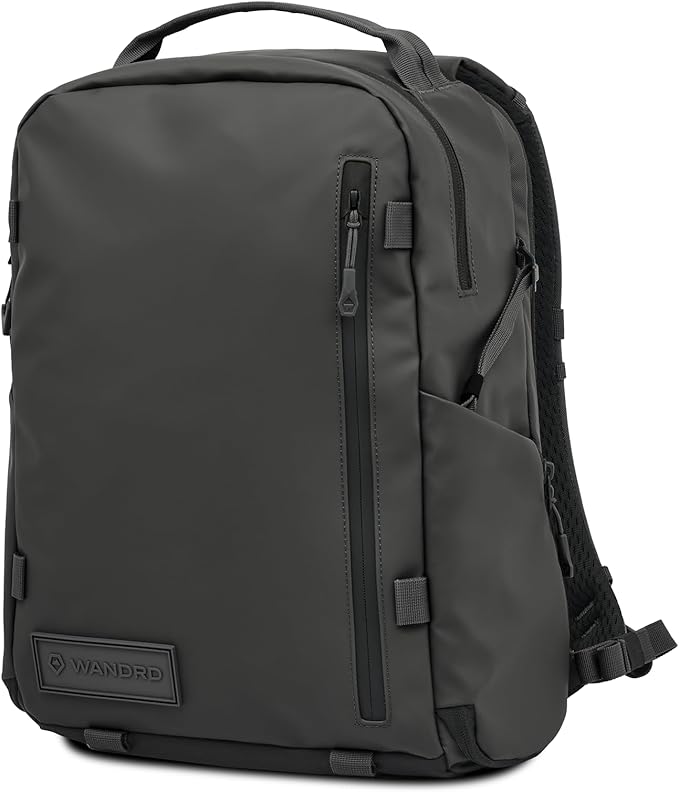 WANDRD PRVKE Zip 21L V4 Camera Backpack – Weatherproof Travel Bag with Laptop Sleeve, Expandable Rolltop and Quick Side Access