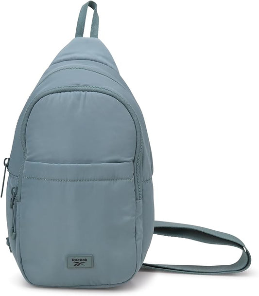 Reebok Unisex Crossbody Bag - Convertible Compact Durable Cross Body Bag for Women and Men - Gym and Travel Essentials, Size One Size, Thea II Trellis