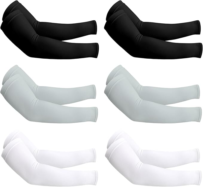PFFY UV Protection Cooling Arm Sleeves for Men and Women UPF 50 Sun Sleeve