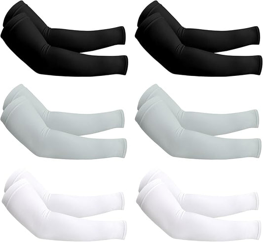 PFFY UV Protection Cooling Arm Sleeves for Men and Women UPF 50 Sun Sleeve