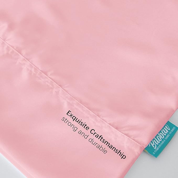 Satin 2 Pack Kids Toddler Pillowcase Fits for Children Toddler Pillows 13"x 18" or 14"x19", Envelope Travel Toddler Pillow Cover Case, Pink