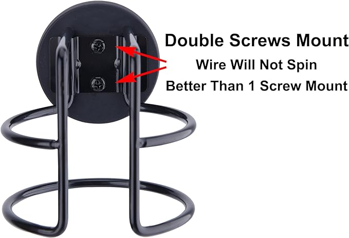 Magnetic Cup Holder with 2 Screws Mount, Full Covered Bus Tractor Cup Holder, Magnet Drink Holder for Bottle, Black Pack of 1