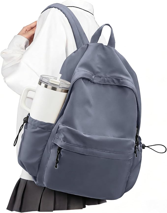 VECAVE School Backpack BluePurple Waterproof Bookbag Casual Lightweight Travel Rucksack Daypack Backpacks for Men Women College High School Bags backpack for Boys Girls Teens
