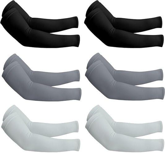 PFFY UV Protection Cooling Arm Sleeves for Men and Women UPF 50 Sun Sleeve