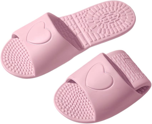 Shower Shoes Travel Foldable Portable Non Slip Slippers for Hotel Guests Swimming Spa Unisex Men Women Lightweight EVA Bathroom Slides Quick Drying Water Resistant Footwear