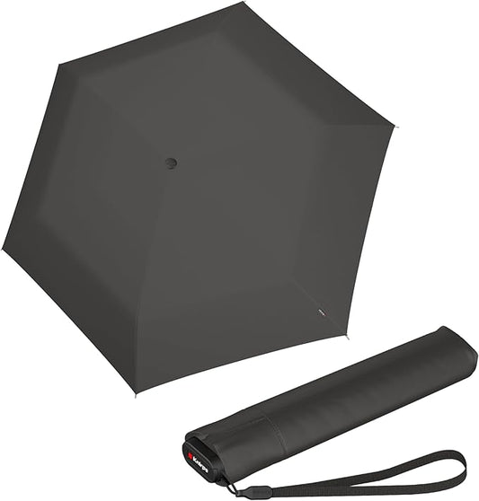 Knirps US.050 Ultra Light Pocket Size Manual Rain Umbrella with Carrying Case