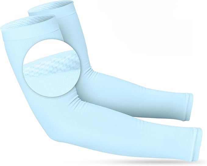 SportsTrail Cooling Arm Sleeves for Men & Women – Breathable, UV Sun Protection, Sports Arm Sleeves for Women, Men & Youth