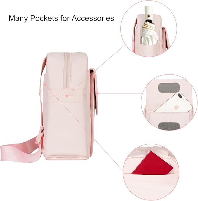TULLIO Women Camera Bag, Small Lightweight Camera Sling Bag Waterproof DSLR/Mirrorless Crossbody Case with Rain Cover Everyday Shoulder Photgraphy Bag for Photographers