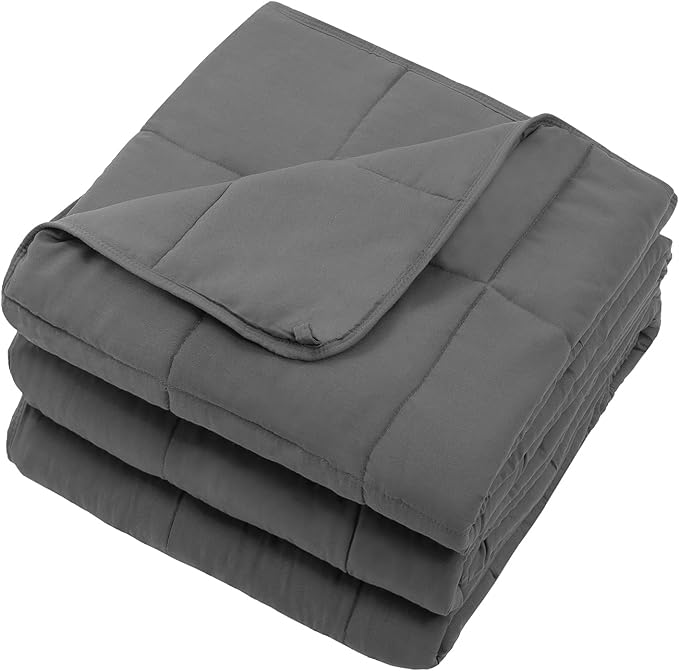 Weighted Blanket for Adults 25lbs, 88"x104", Cal King Cooling Heavy Throw Blanket for 220-280lbs, Microfiber Soft Thick Big Blankets Weighted Comforter Breathable Gifts for Sleeping, Grey