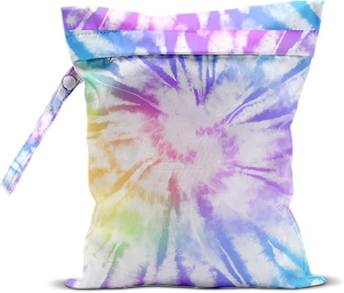 Cloth Diaper Wet Dry Bags Waterproof Reusable Travel Beach Pool Daycare Soiled Baby Items Yoga Gym Bag for Swimsuits or Wet Clothes