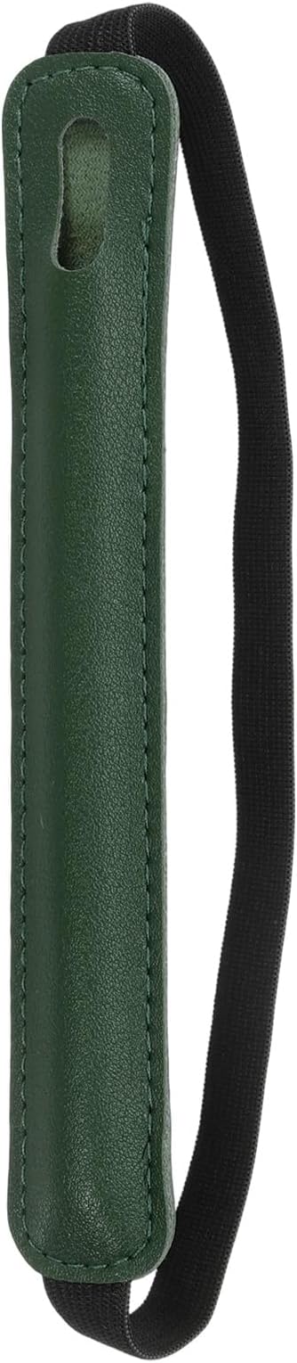 PATIKIL Stylus Holder for Tablet, Universal Pen Sleeve Retractable Stylus Pen Holder Elastic Pencil Pocket Case Protective Pouch for Tablet Case Notebook, Dark Green