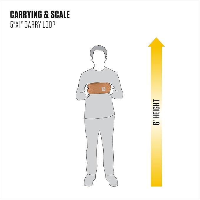 Carhartt Durable Travel Kit, Organize Essentials W/the Water Resistance Toiletry Bag, Early Fog