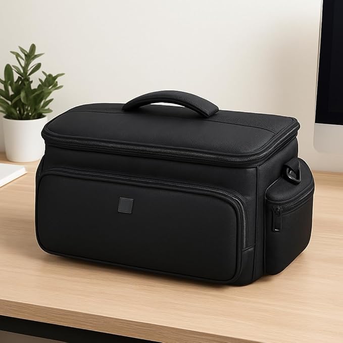 eCostConnection Extra Large Soft Padded Water Resistant Camcorder Equipment Gadget Bag/Case for Canon XA10, XA20, XA25, XH-G1s, XL2 and More Cameras Camcorders and DSLR