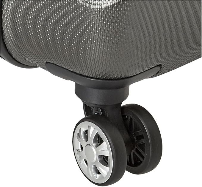 Rockland London Hardside Spinner Wheel Luggage, Carry-On 20", Grey