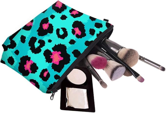 Deanfun Makeup Case Small, Cosmetic Zipper Bag Waterproof for Purse Mini, Women Cute Traveling Accessories Pouch for Ladies Thanksgiving Christmas Gifts(Lips D2-51488)