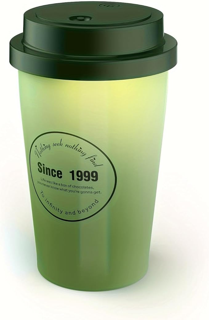 Portable Small Humidifier, Auto Shut-Off USB Personal Desktop Humidifier for Car, Office Room, Bedroom (green)