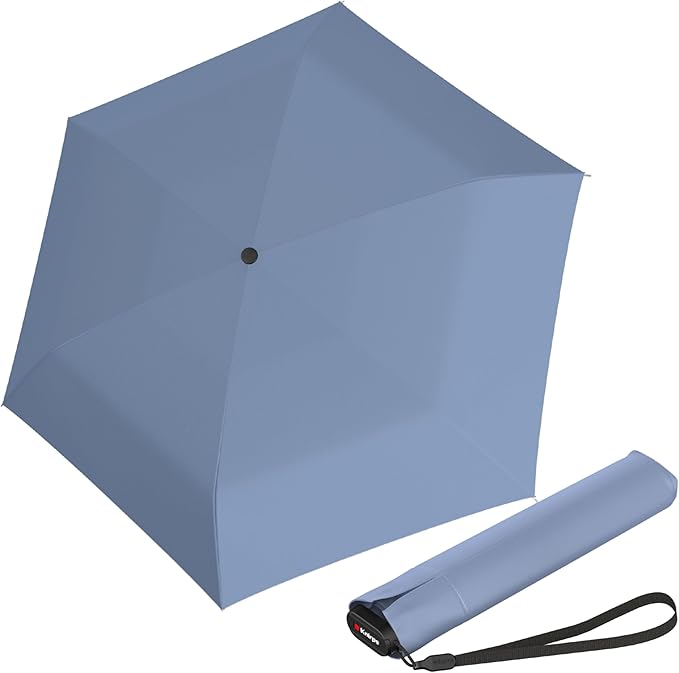 Knirps US.050 Ultra Light Pocket Size Manual Rain Umbrella with Carrying Case