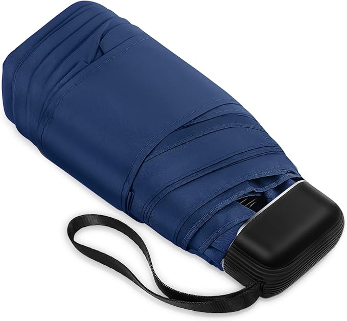 Mini Umbrella - Compact, Waterproof Travel Umbrella for Light Rain, Suitable for Women's Purse and Pocket