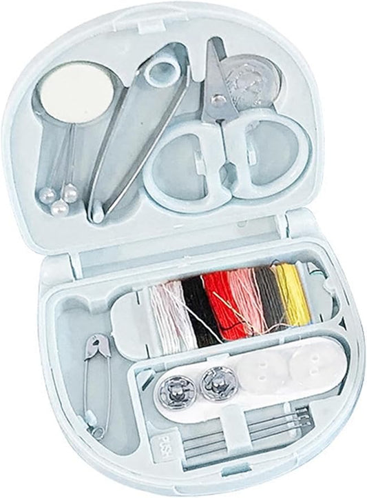 Travel Sewing Kit – Compact Portable Sewing Set, Diyy Sewing Kit with 6 Color Spools | Hand Sewing Kits, Sewing Accessories Kits, Sewings Supplies for Home, Travel, Beginners